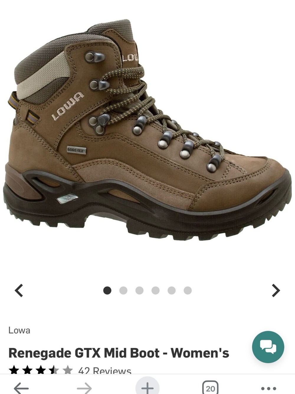 Lowa Renegade GTX Mid Boot - stone